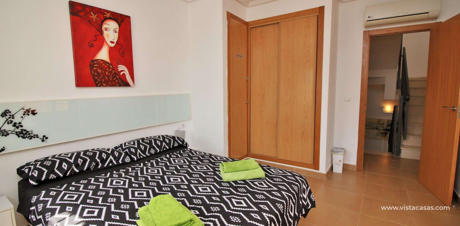 Townhouse with tourist licence for sale Zeniamar 9 Playa Flamenca master bedroom fitted wardrobes