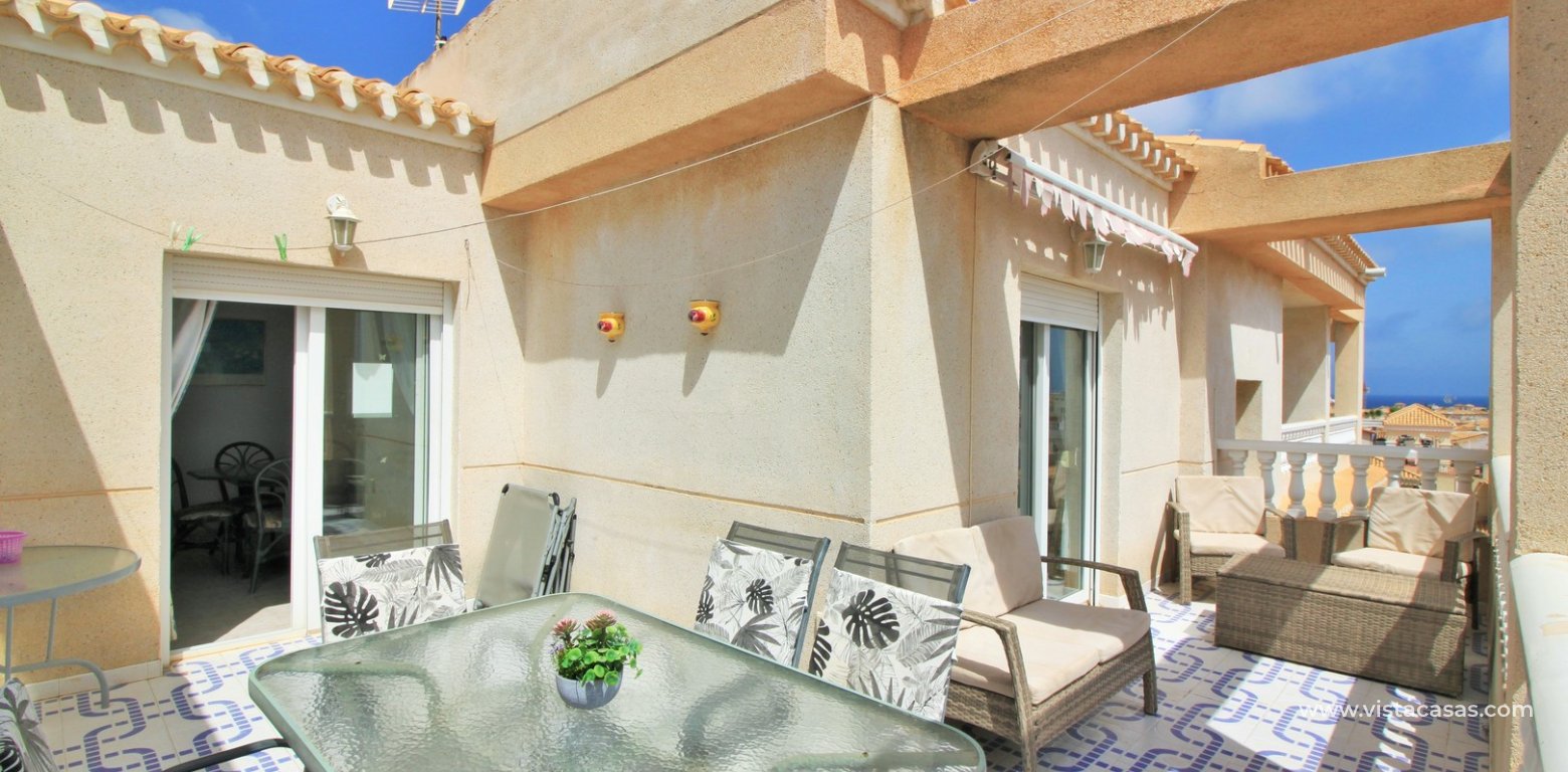 Penthouse apartment for sale Playa Flamenca solarium