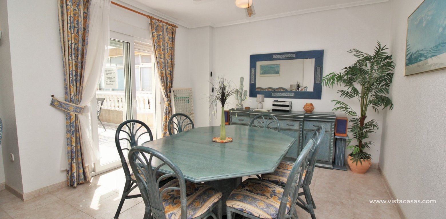 Penthouse apartment for sale Playa Flamenca dining area