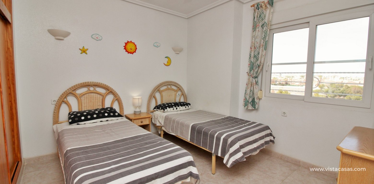 Penthouse apartment for sale Playa Flamenca twin bedroom