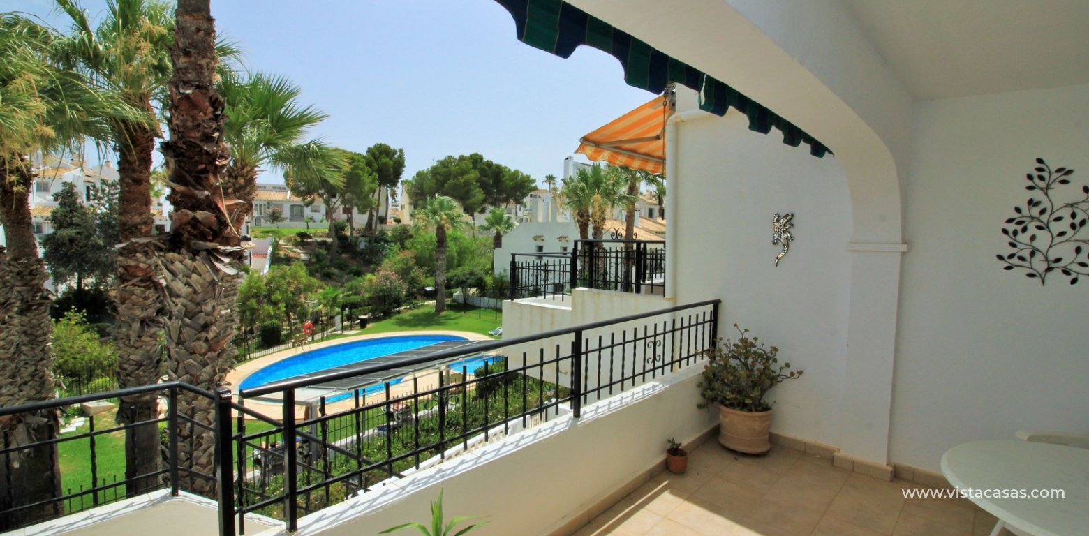 Sofia townhouse for sale Verdemar 3 Villamartin balcony pool view