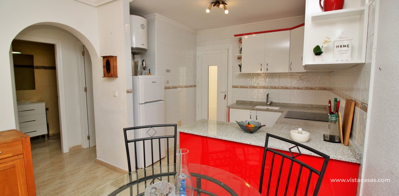 Top floor apartment for sale K1 La Florida diner kitchen