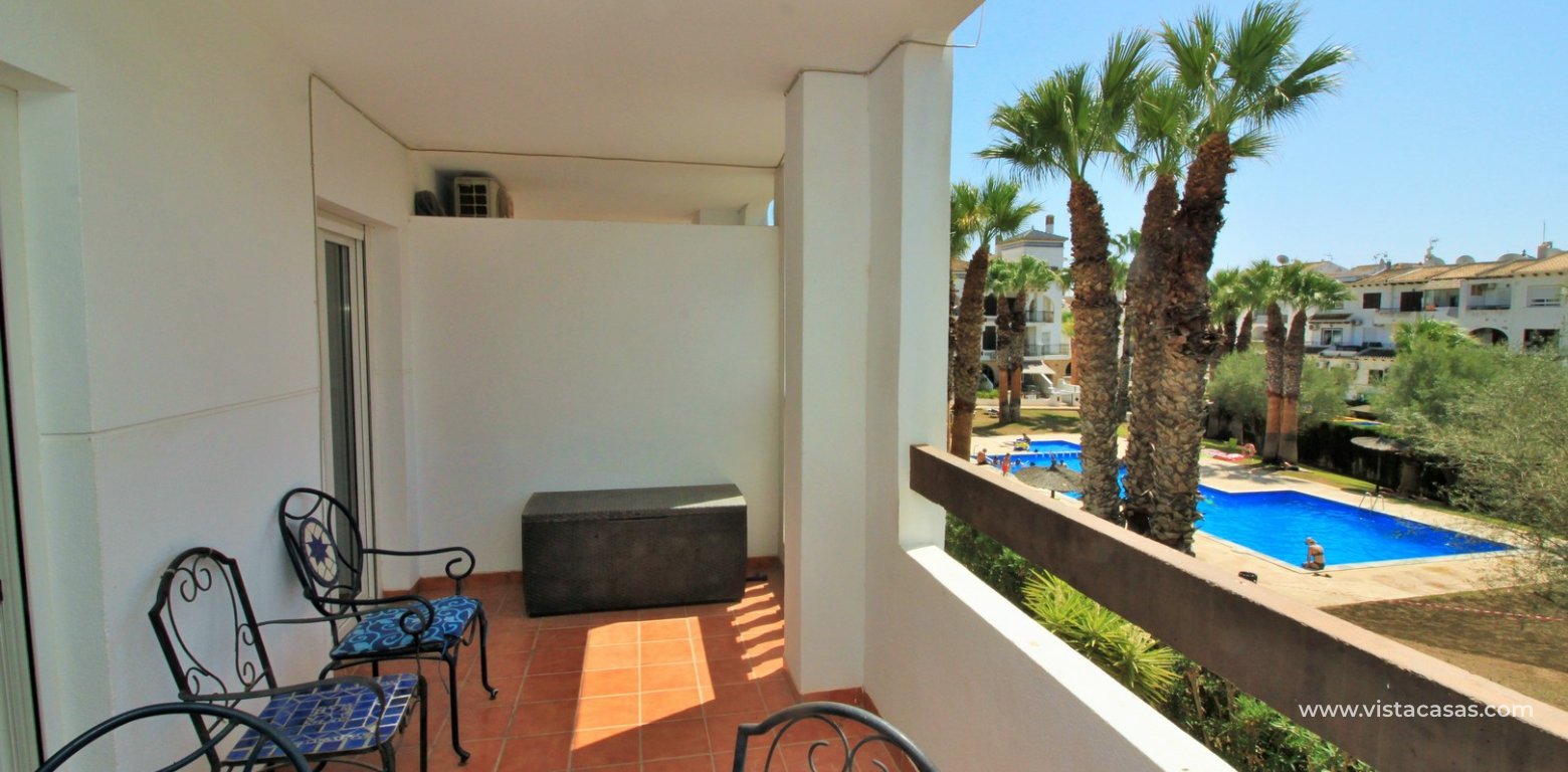 South facing apartment for sale Villamartin Plaza balcony pool view