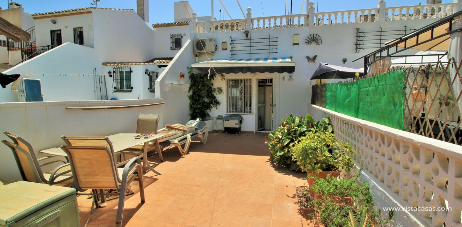 South facing townhouse for sale Villamartin Lomas del Golf back garden