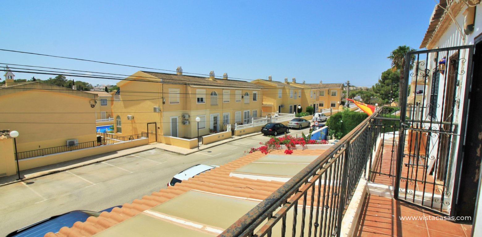 South facing townhouse for sale Villamartin Lomas del Golf balcony front