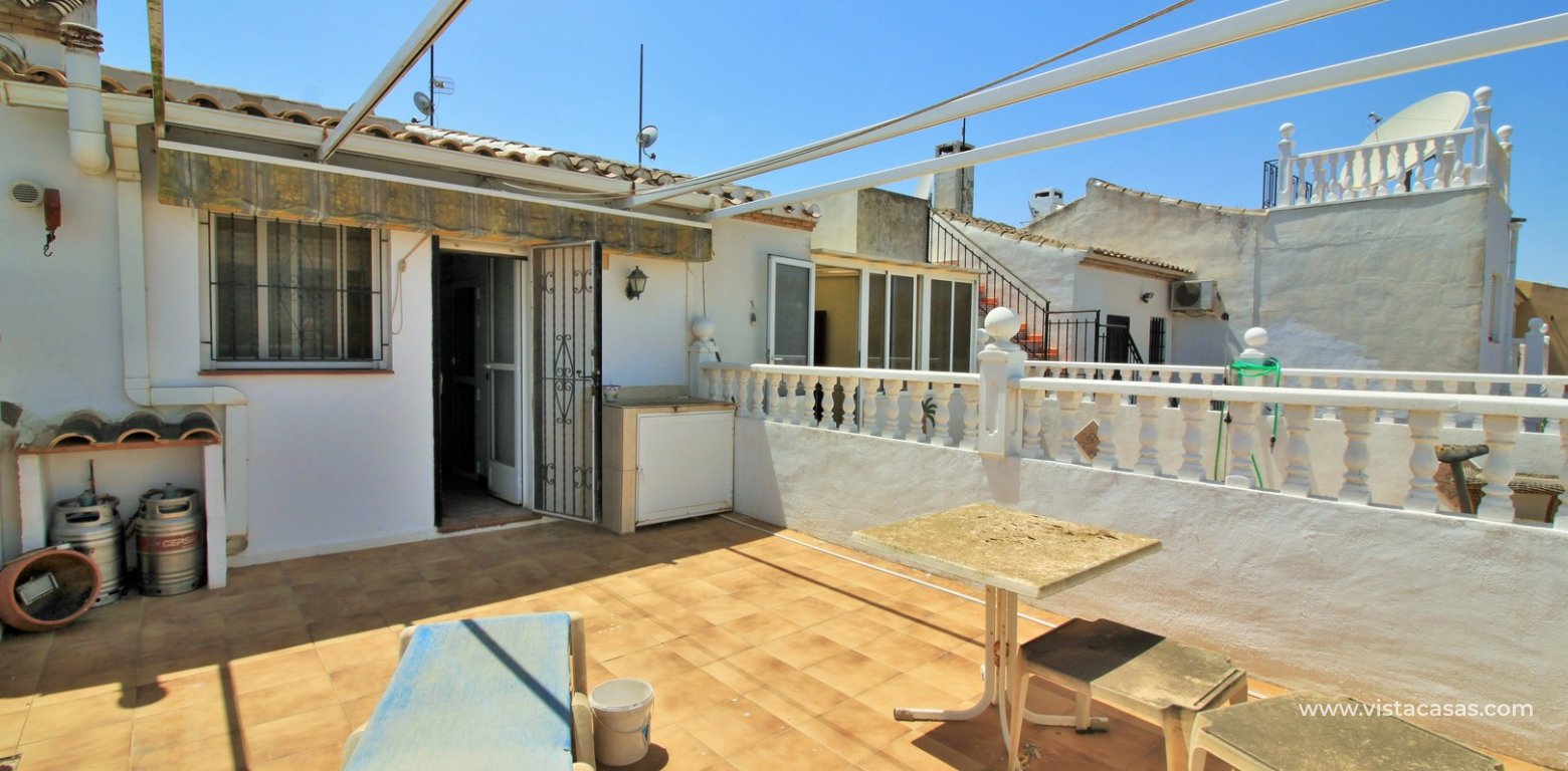 South facing townhouse for sale Villamartin Lomas del Golf rear solarium