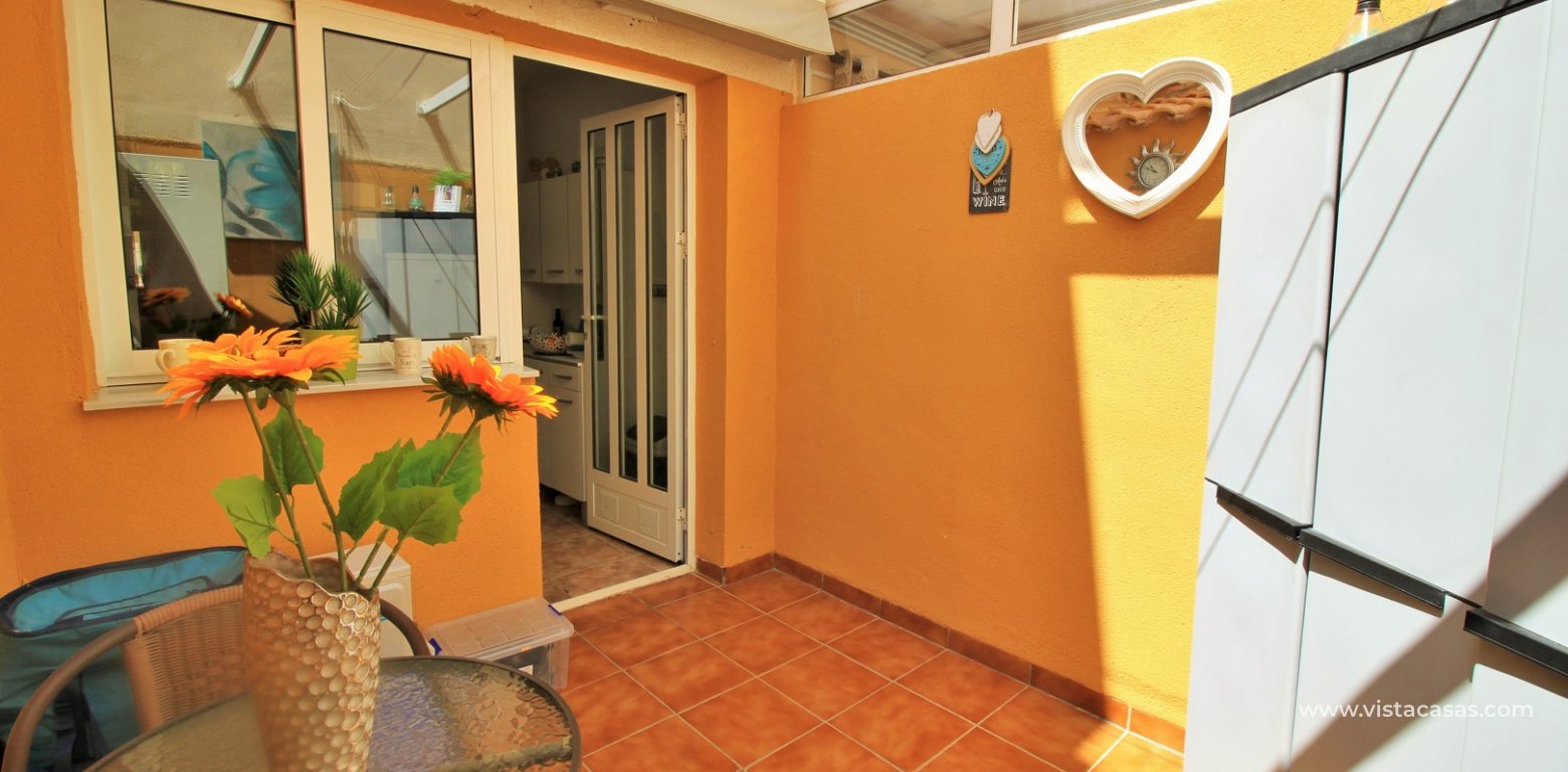 Townhouse for sale Amapolas III Playa Flamenca rear terrace 2