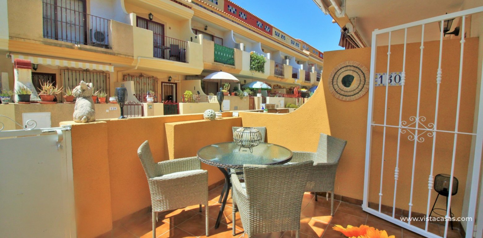 Townhouse for sale Amapolas III Playa Flamenca south facing terrace