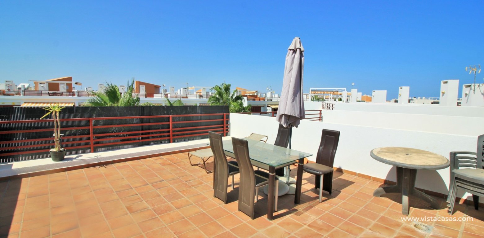 Penthouse apartment for sale El Rincon Playa Flamenca solarium