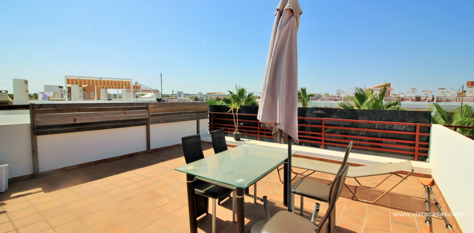 Penthouse apartment for sale El Rincon Playa Flamenca roof terrace