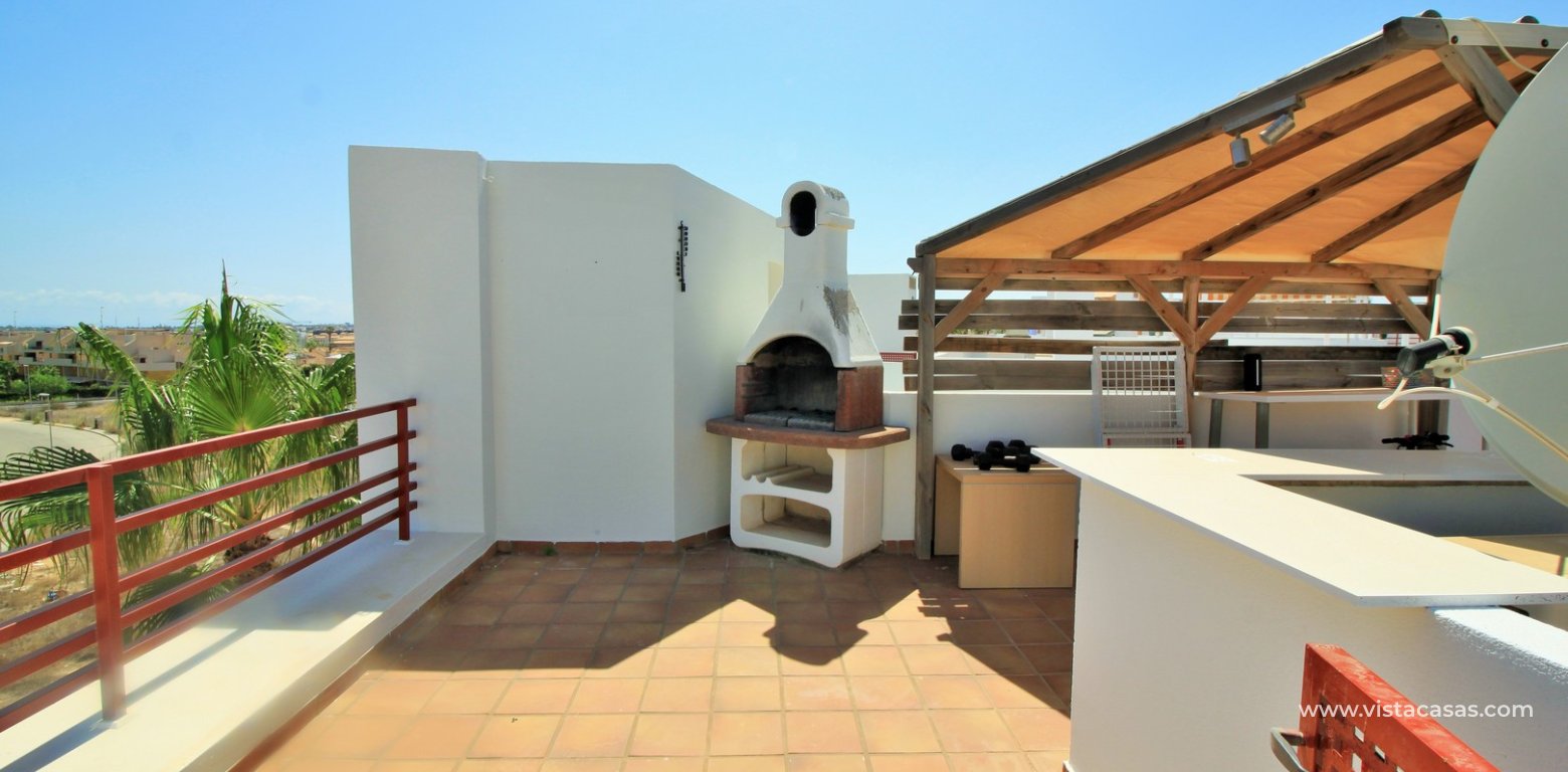 Penthouse apartment for sale El Rincon Playa Flamenca bbq