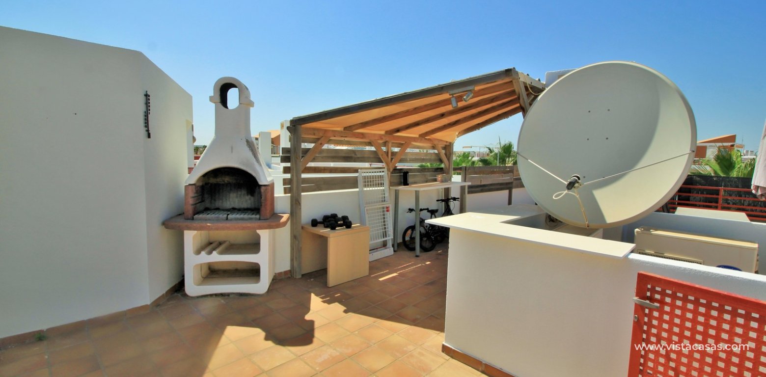 Penthouse apartment for sale El Rincon Playa Flamenca bbq 2