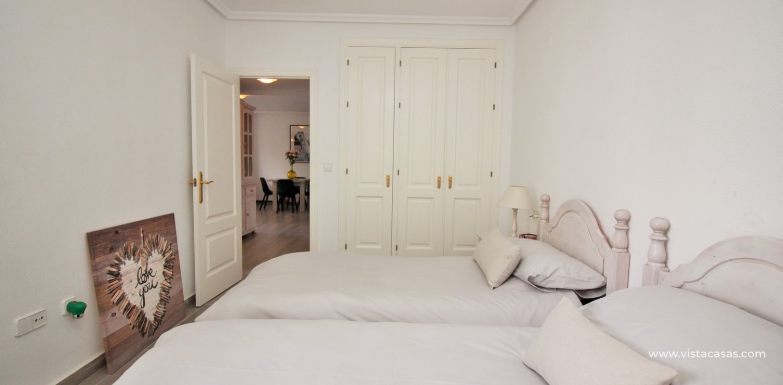 Renovated apartment for sale Campoamor Golf La Fuente master bedroom fitted wardrobes