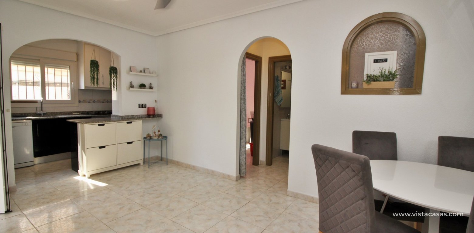 3 bedroom quad house for sale Vistaluz Playa Flamenca dining kitchen area