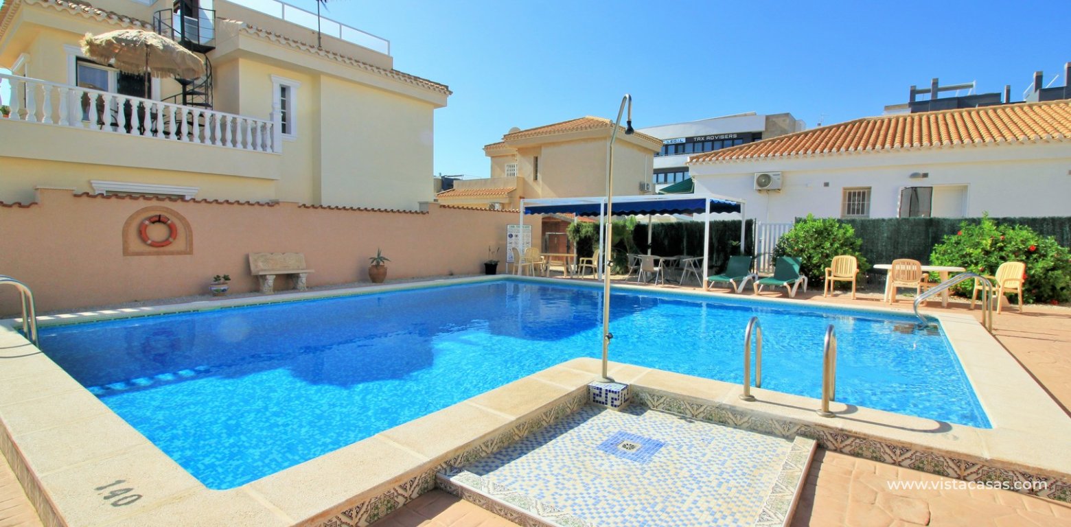 3 bedroom quad house for sale Vistaluz Playa Flamenca pool