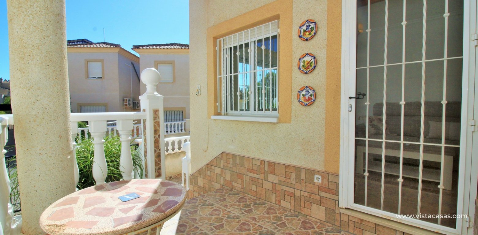 South facing detached villa for sale La Pinada Playa Flamenca south facing terrace