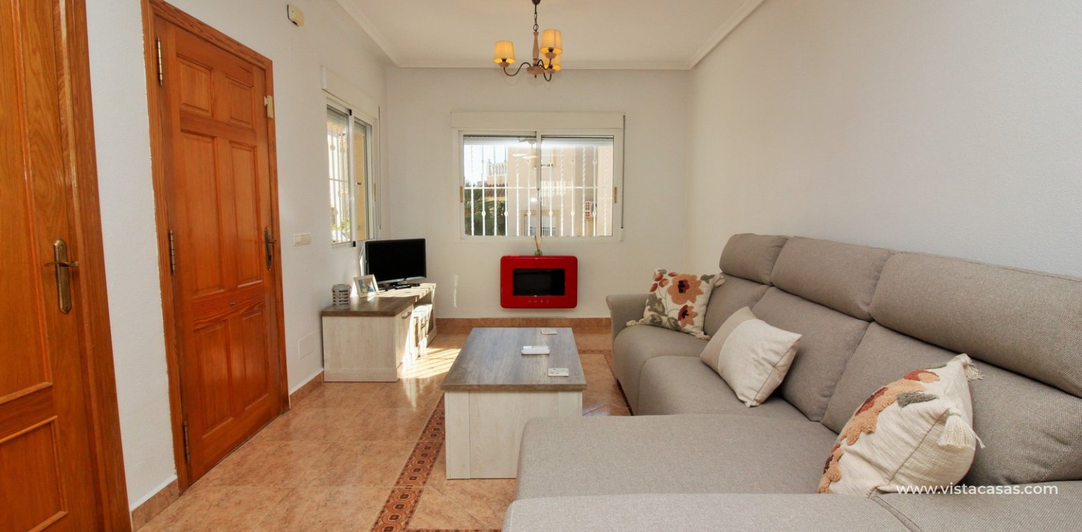 South facing detached villa for sale La Pinada Playa Flamenca living room