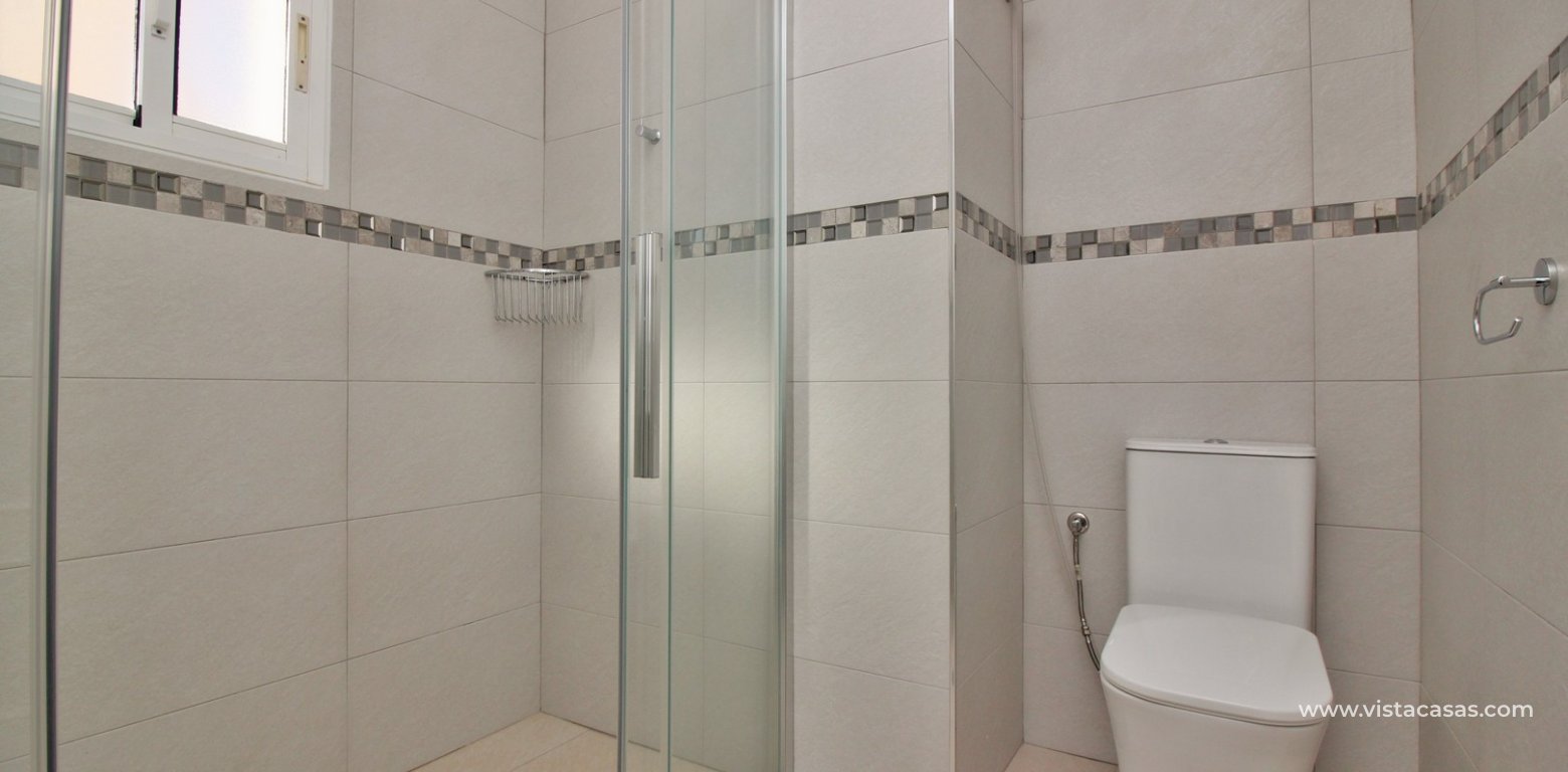 South facing detached villa for sale La Pinada Playa Flamenca bathroom walk-in shower