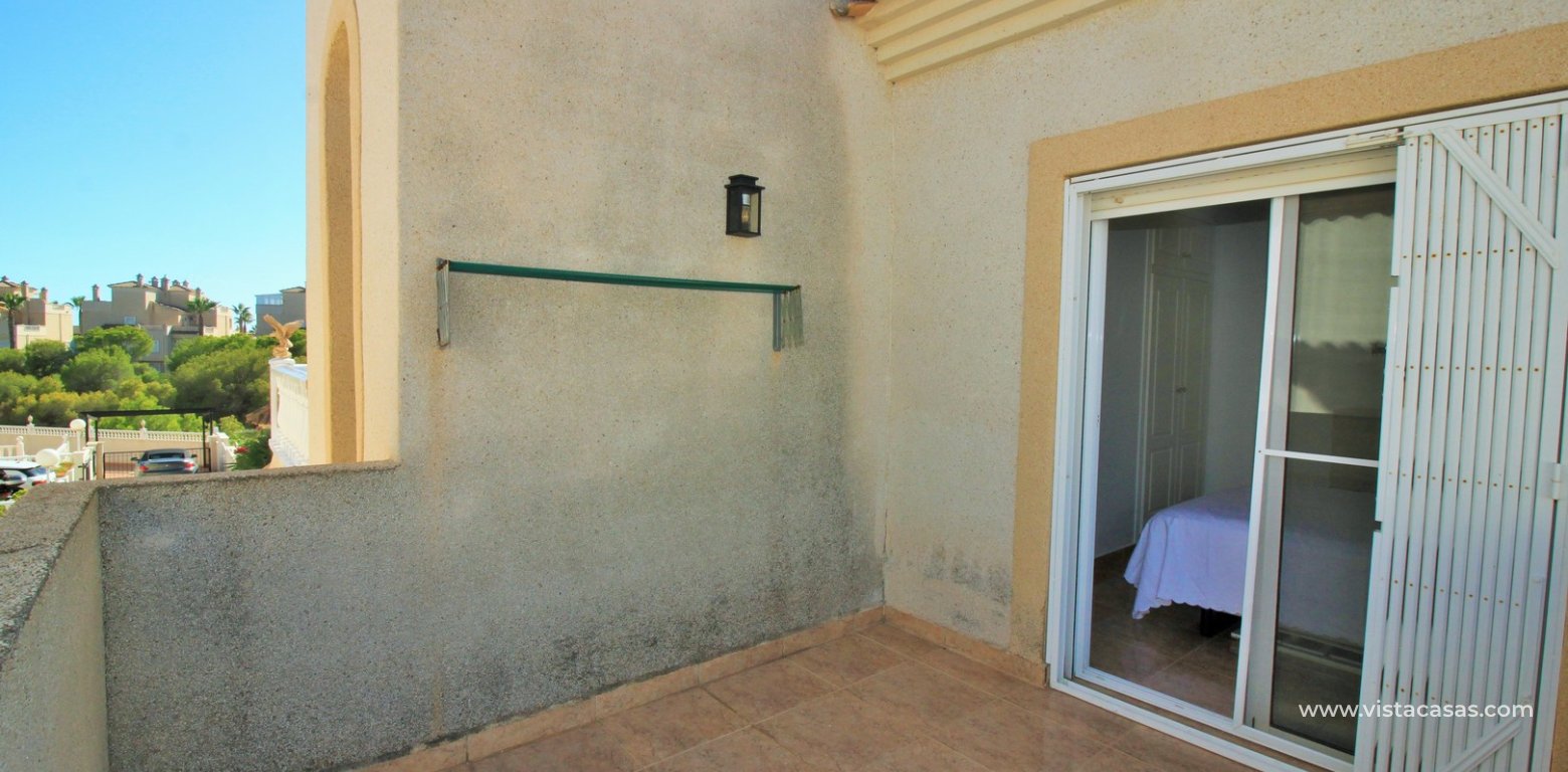 South facing detached villa for sale La Pinada Playa Flamenca rear balcony