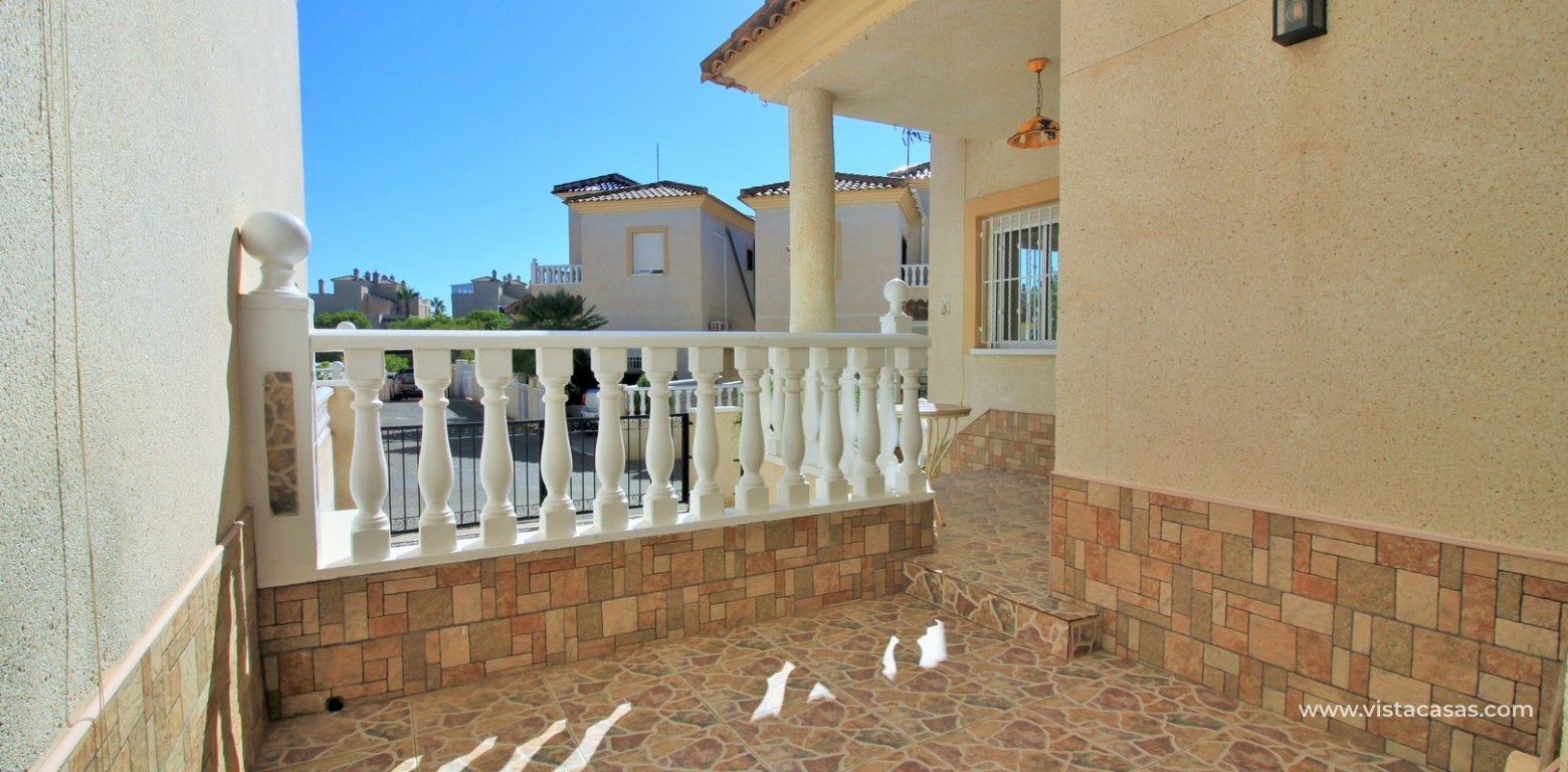 South facing detached villa for sale La Pinada Playa Flamenca front terrace south facing