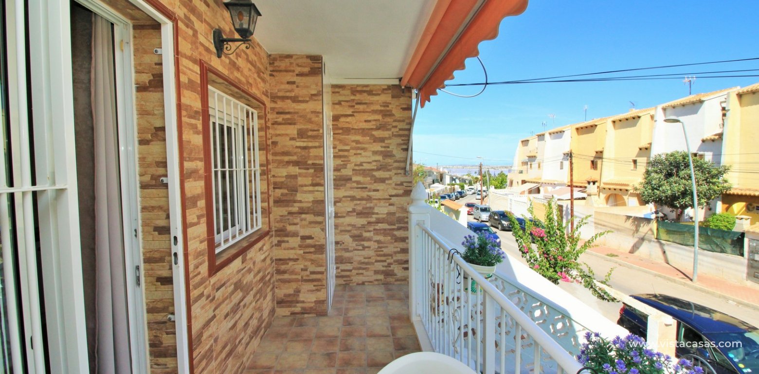 Top floor apartment for sale in Los Balcones Torrevieja front terrace