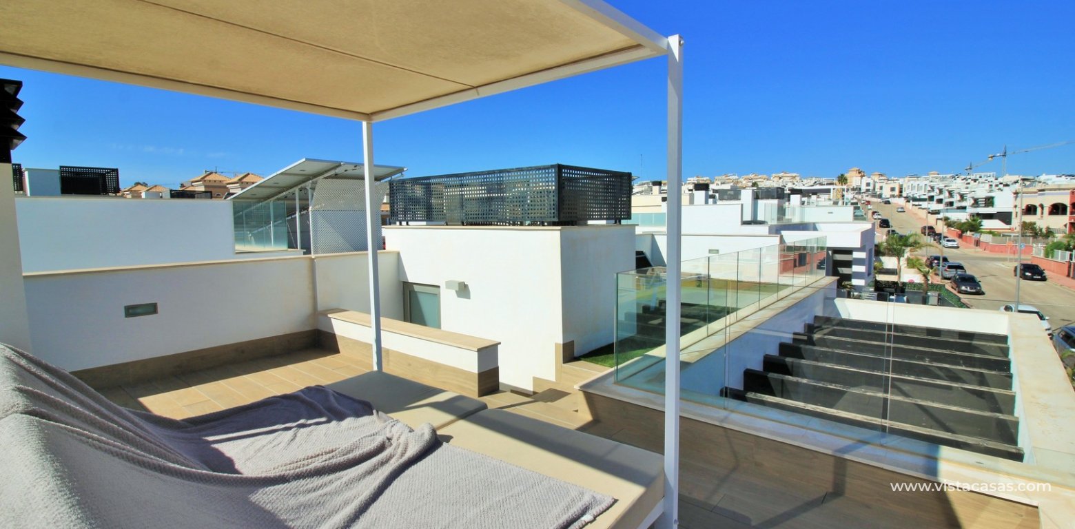 Modern villa with private pool for sale Villamartin solarium