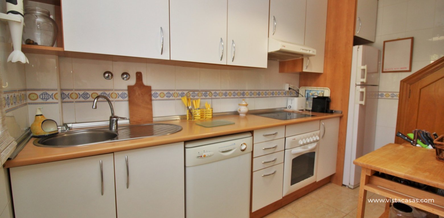 Frontline Duplex apartment for sale Las Terrazas Cabo Roig kitchen