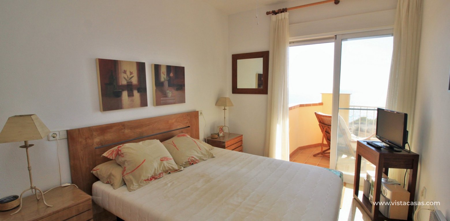 Frontline Duplex apartment for sale Las Terrazas Cabo Roig double bedroom