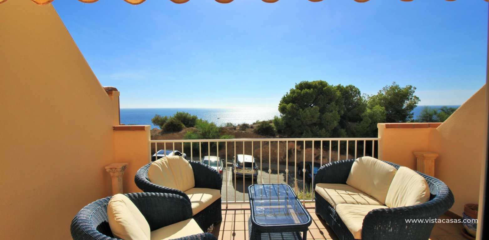 Frontline Duplex apartment for sale Las Terrazas Cabo Roig views of sea