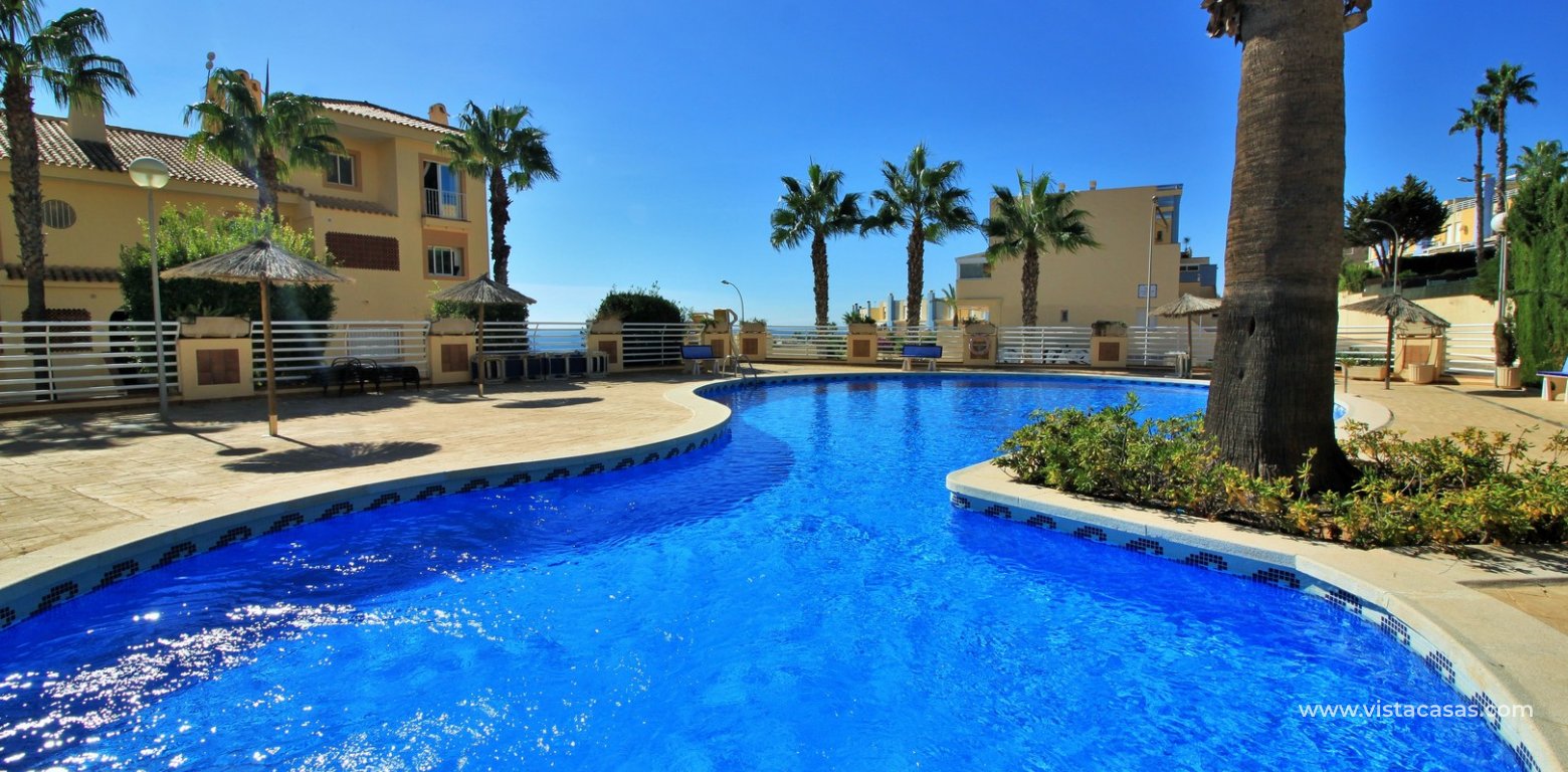 Frontline Duplex apartment for sale Las Terrazas Cabo Roig swimming pool