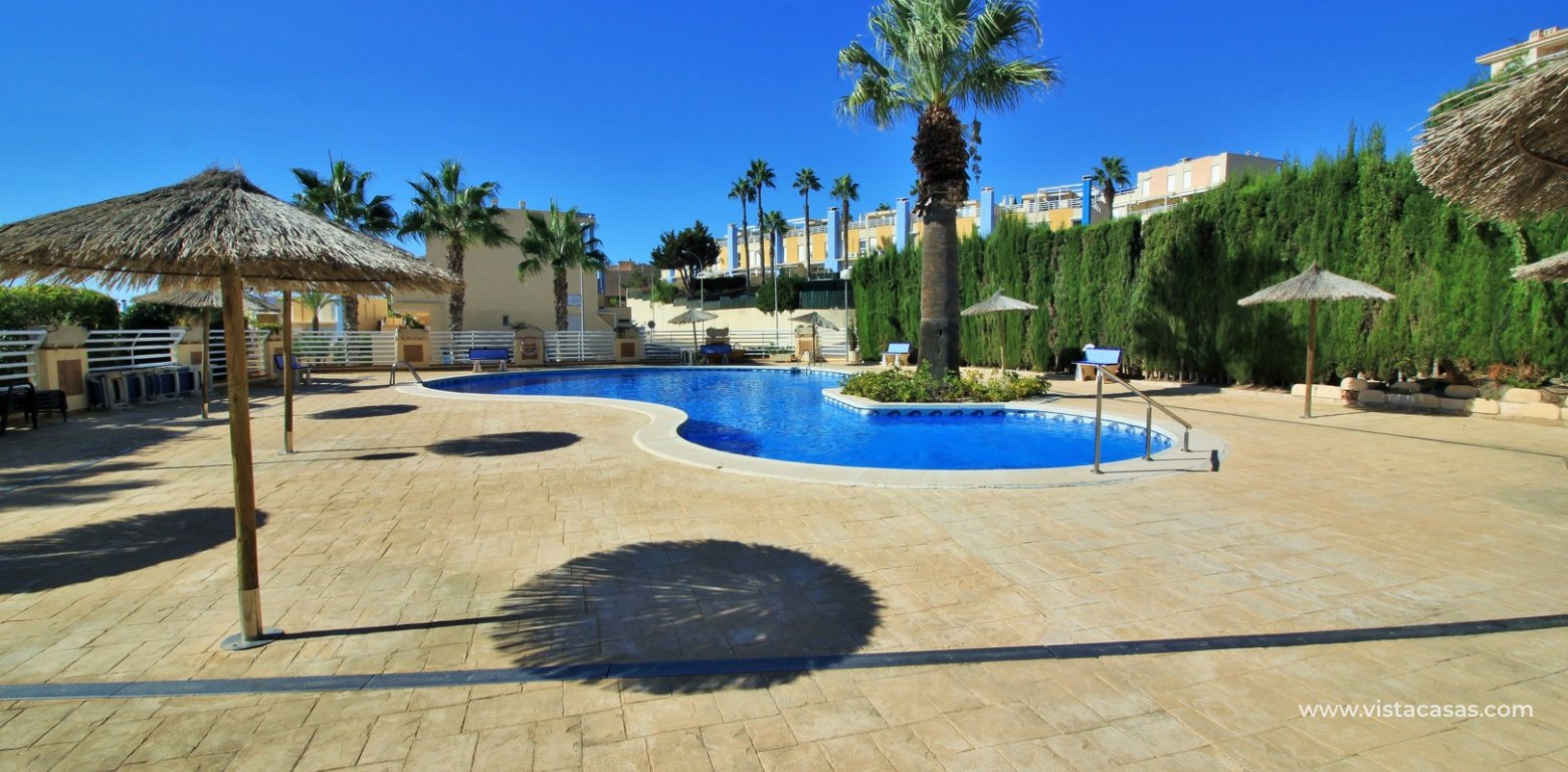 Frontline Duplex apartment for sale Las Terrazas Cabo Roig communal pool