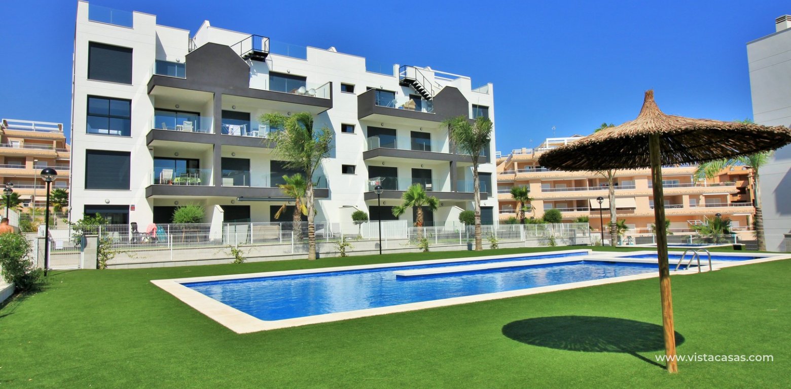 South facing apartment for sale Valentino Golf ii swimming pool