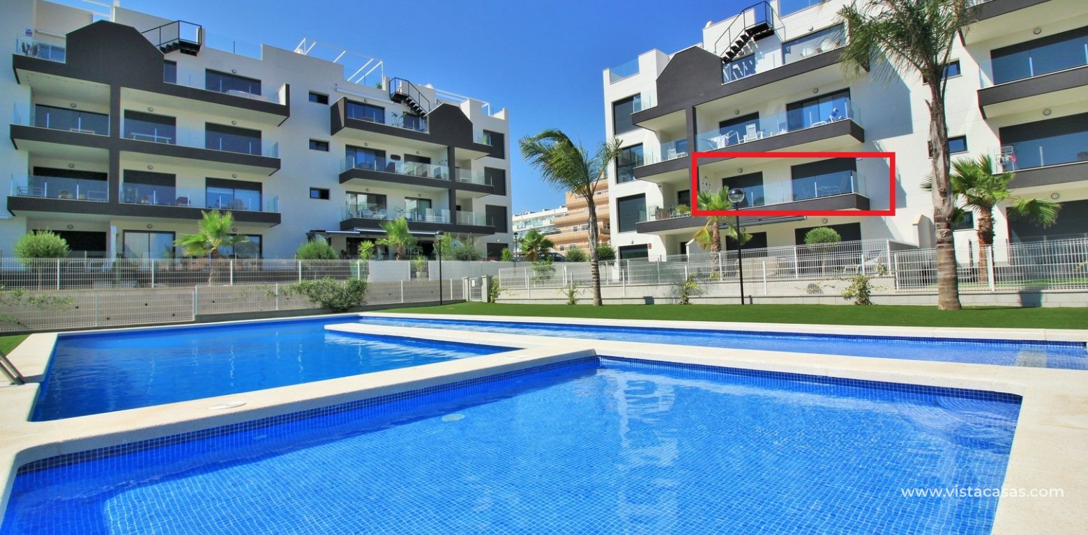 South facing apartment for sale Valentino Golf ii communal pool