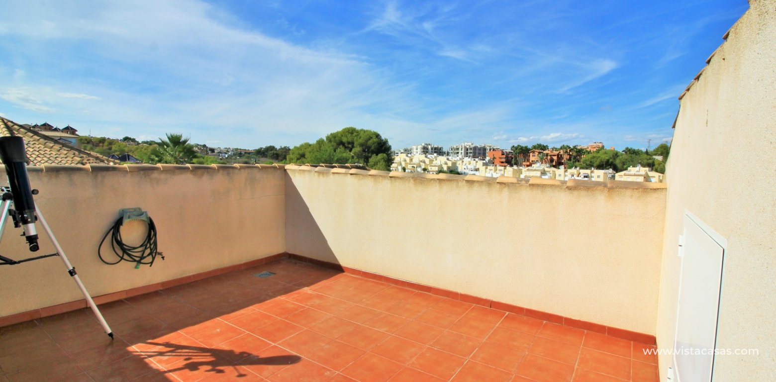 Detached villa for sale in Pinada Golf Villamartin roof terrace