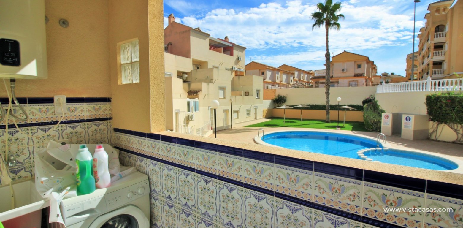 Duplex apartment for sale Marbella Golf III Villamartin utility balcony pool view