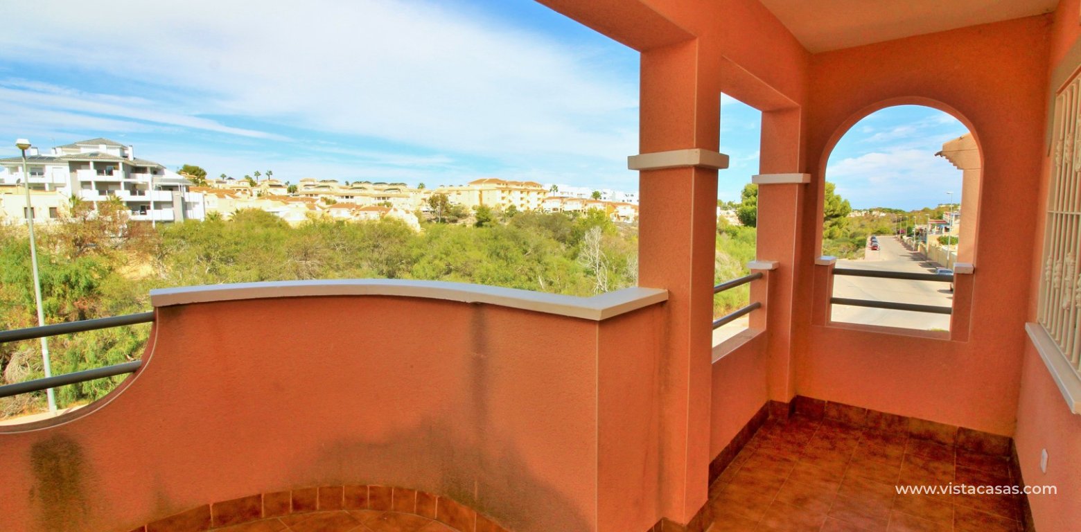 Duplex apartment for sale Marbella Golf III Villamartin front balcony entrance