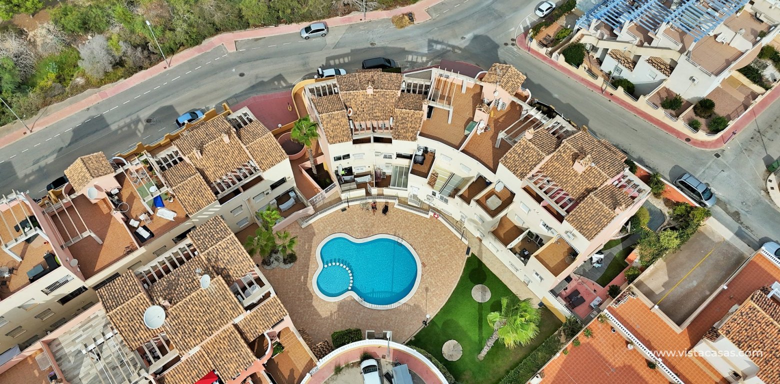 Duplex apartment for sale Marbella Golf III Villamartin aerial view