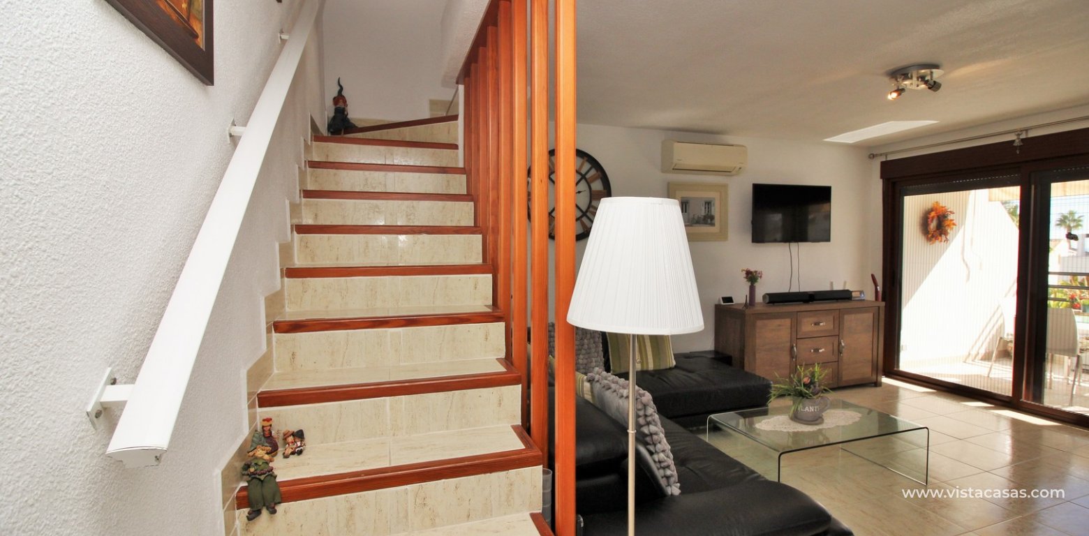 South facing duplex apartment for sale Villamartin Golf staircase