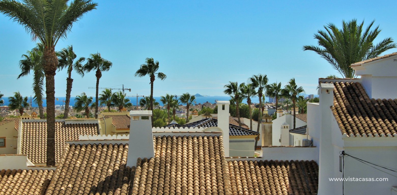 South facing duplex apartment for sale Villamartin Golf solarium sea views la manga