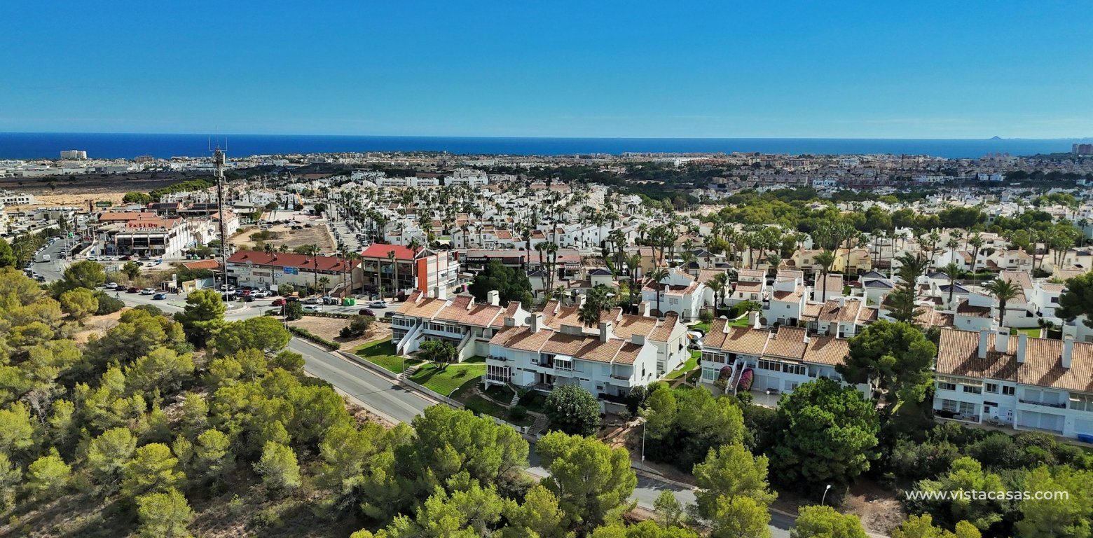 South facing duplex apartment for sale Villamartin Golf aerial sea view