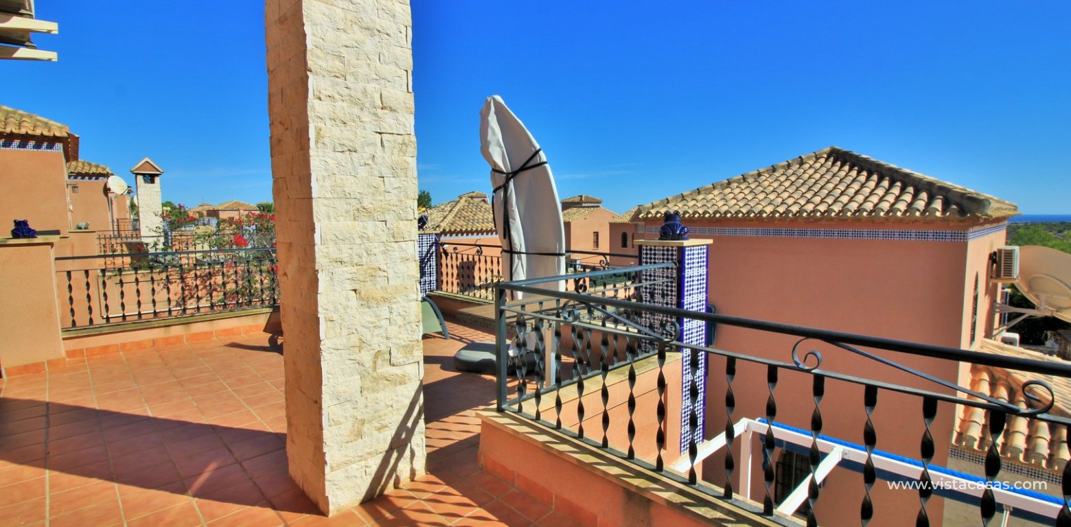 Detached Brisas villa for sale in La Cañada II San Miguel roof terrace