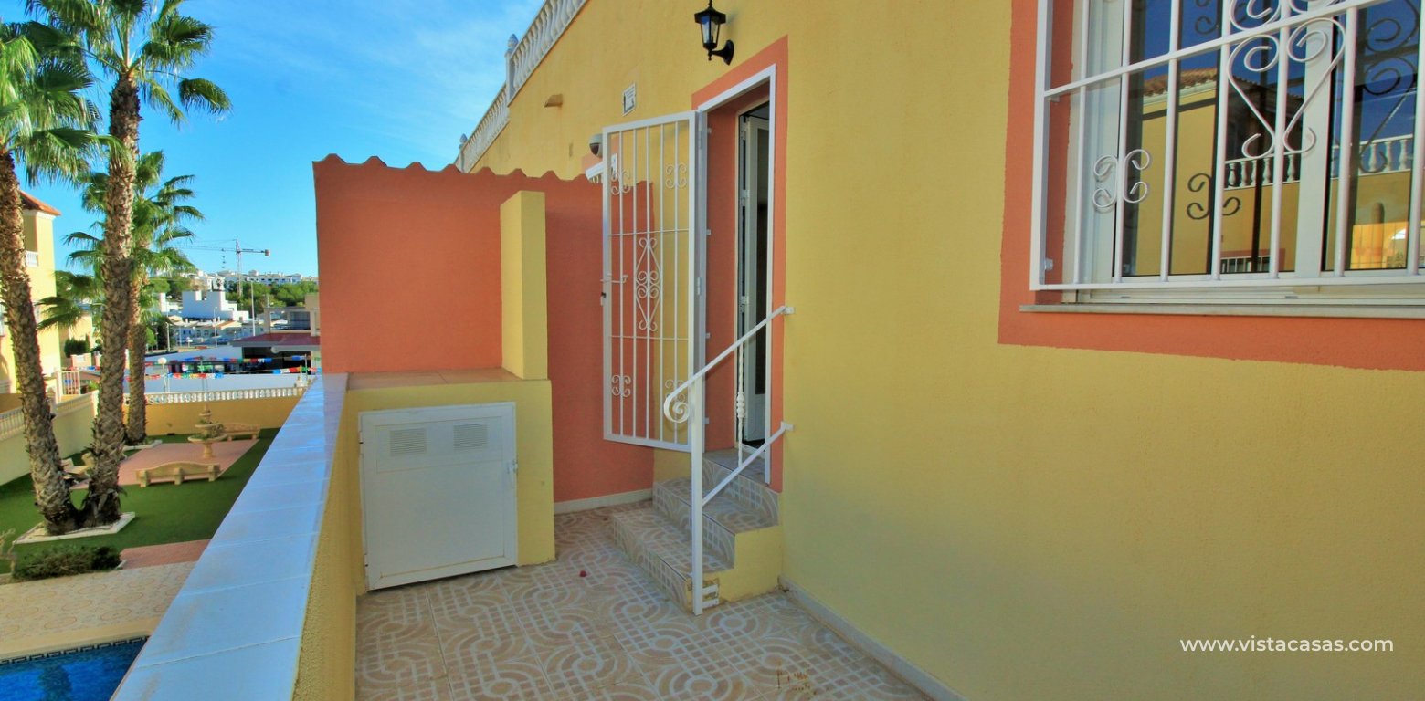 3 bedroom townhouse for sale Colinas Puerta Real 5 Villamartin rear balcony