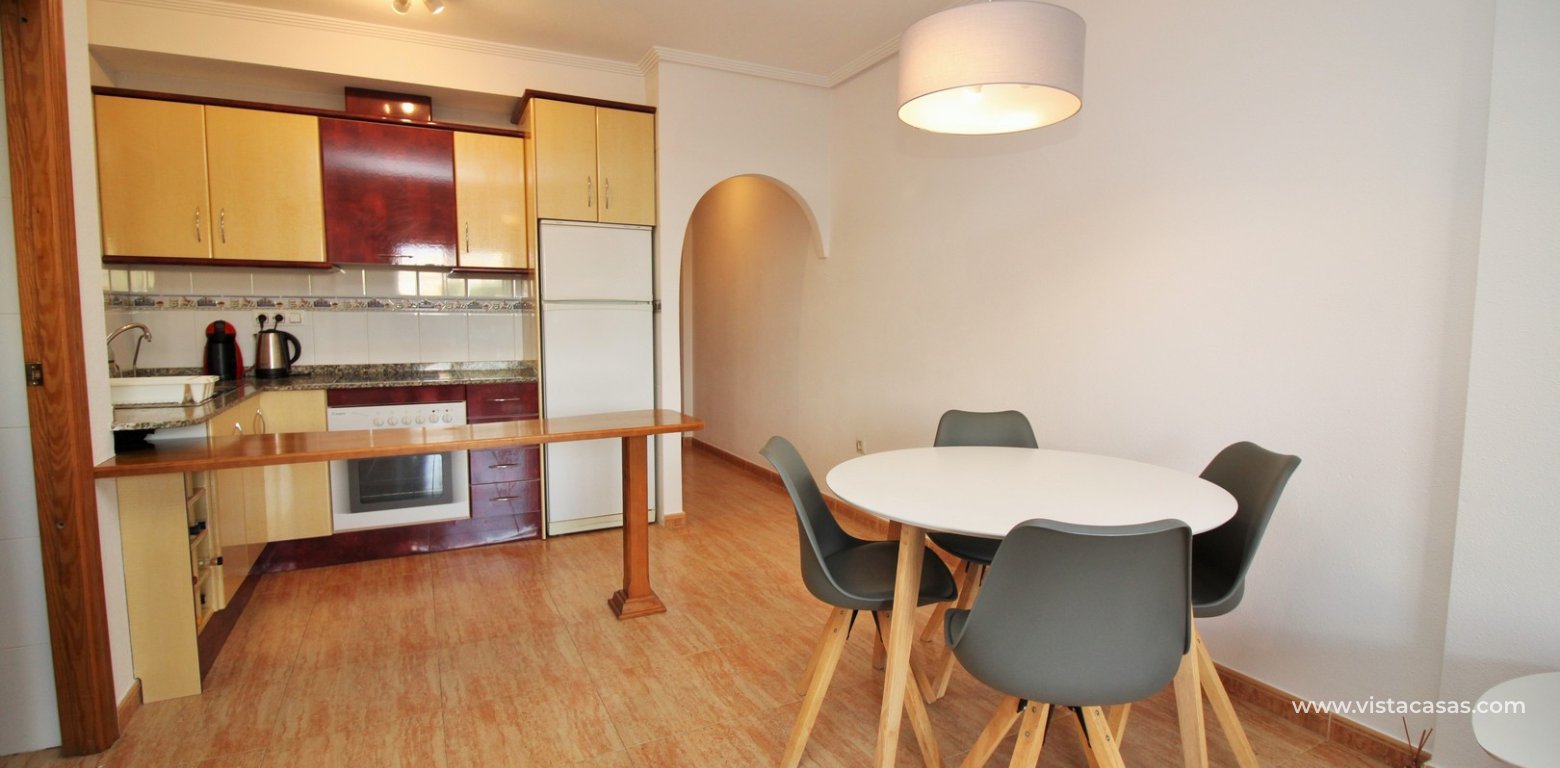 Ground floor apartment for sale La Mirada Playa Flamenca kitchen dining area