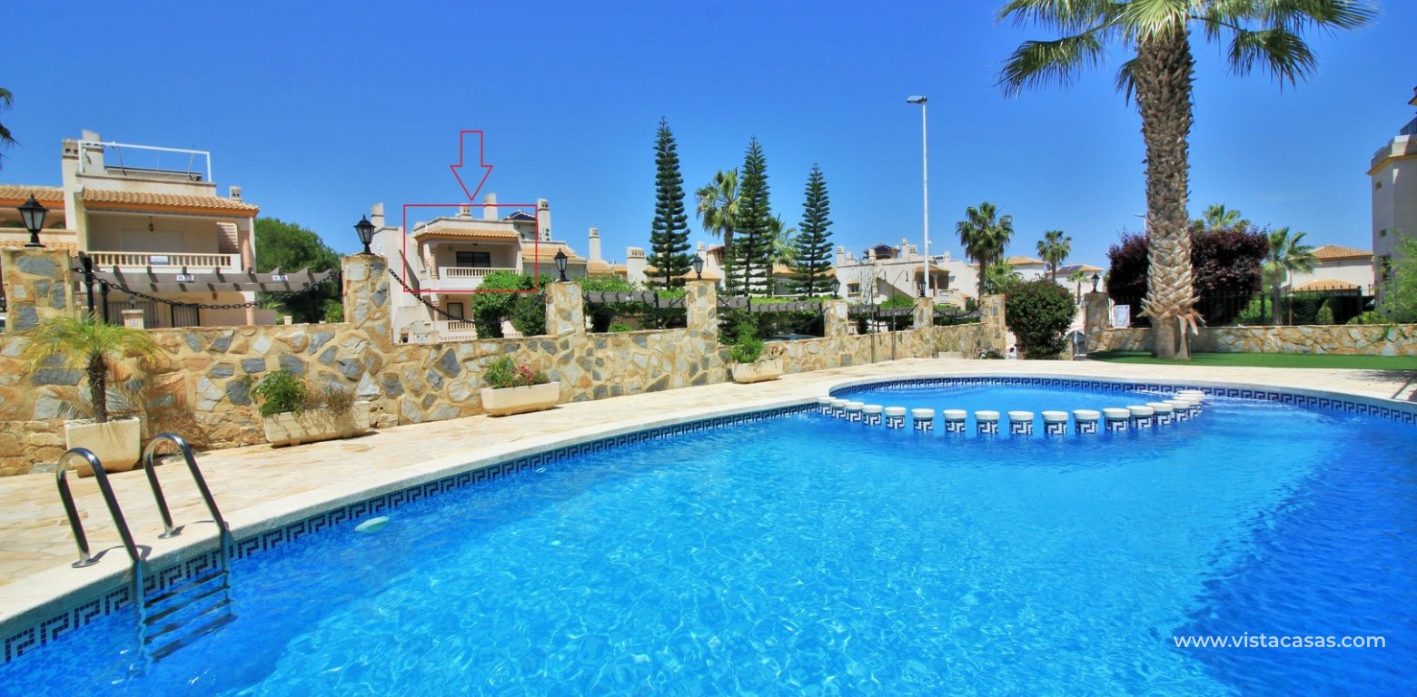 Top floor apartment for sale in Las Ramblas Golf pool view