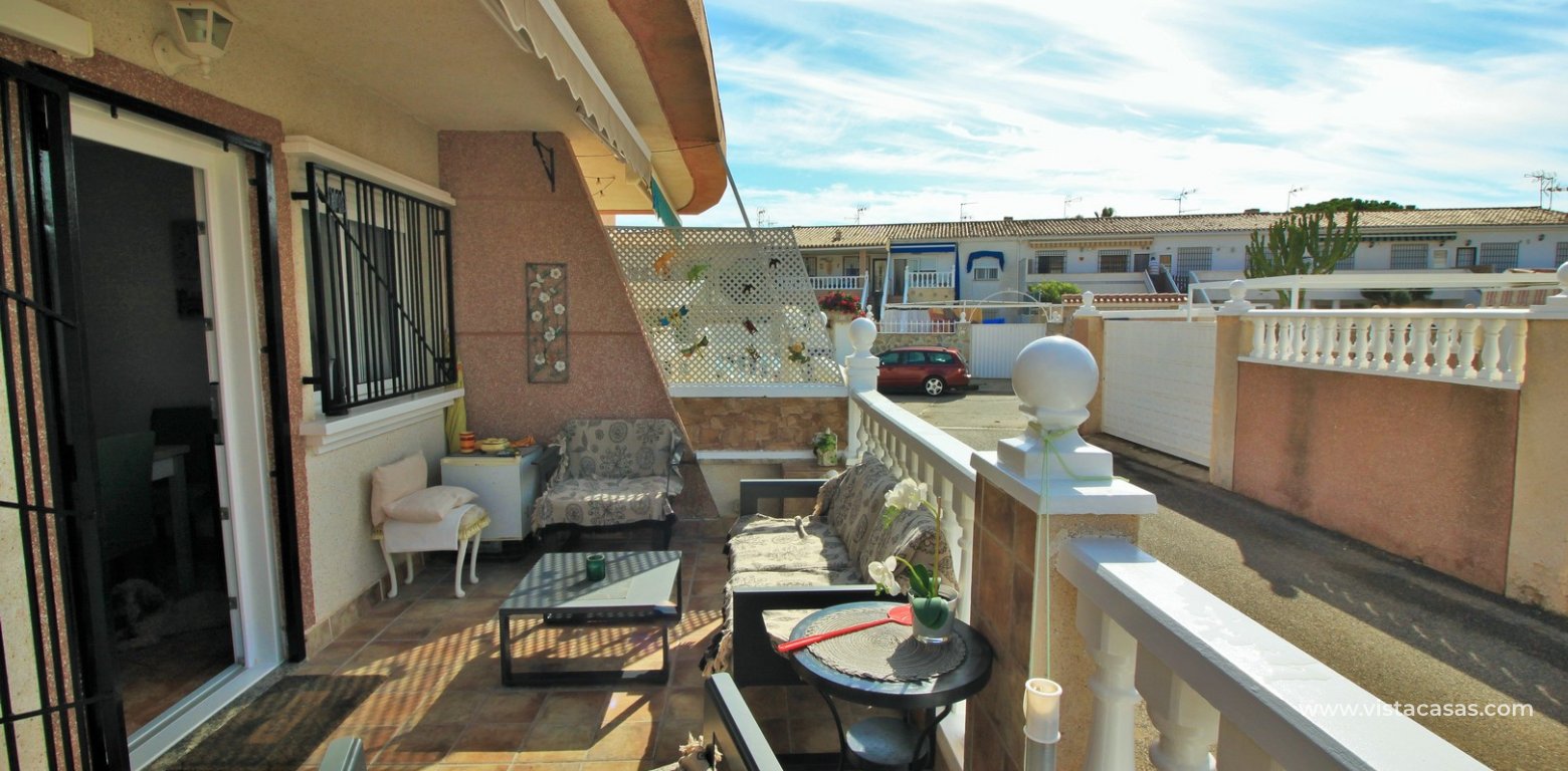 South facing townhouse for sale Torregolf II Cabo Roig terrace