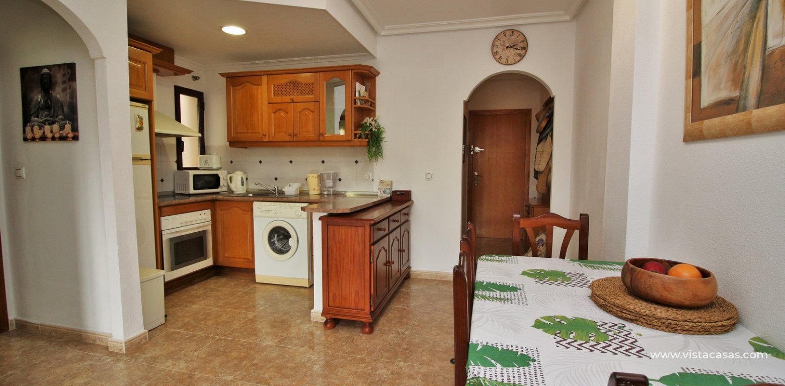 South facing apartment for sale Costa Marina Cabo Roig diner kitchen