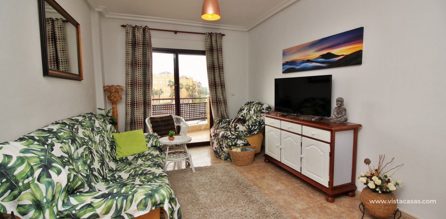 South facing apartment for sale Costa Marina Cabo Roig living area