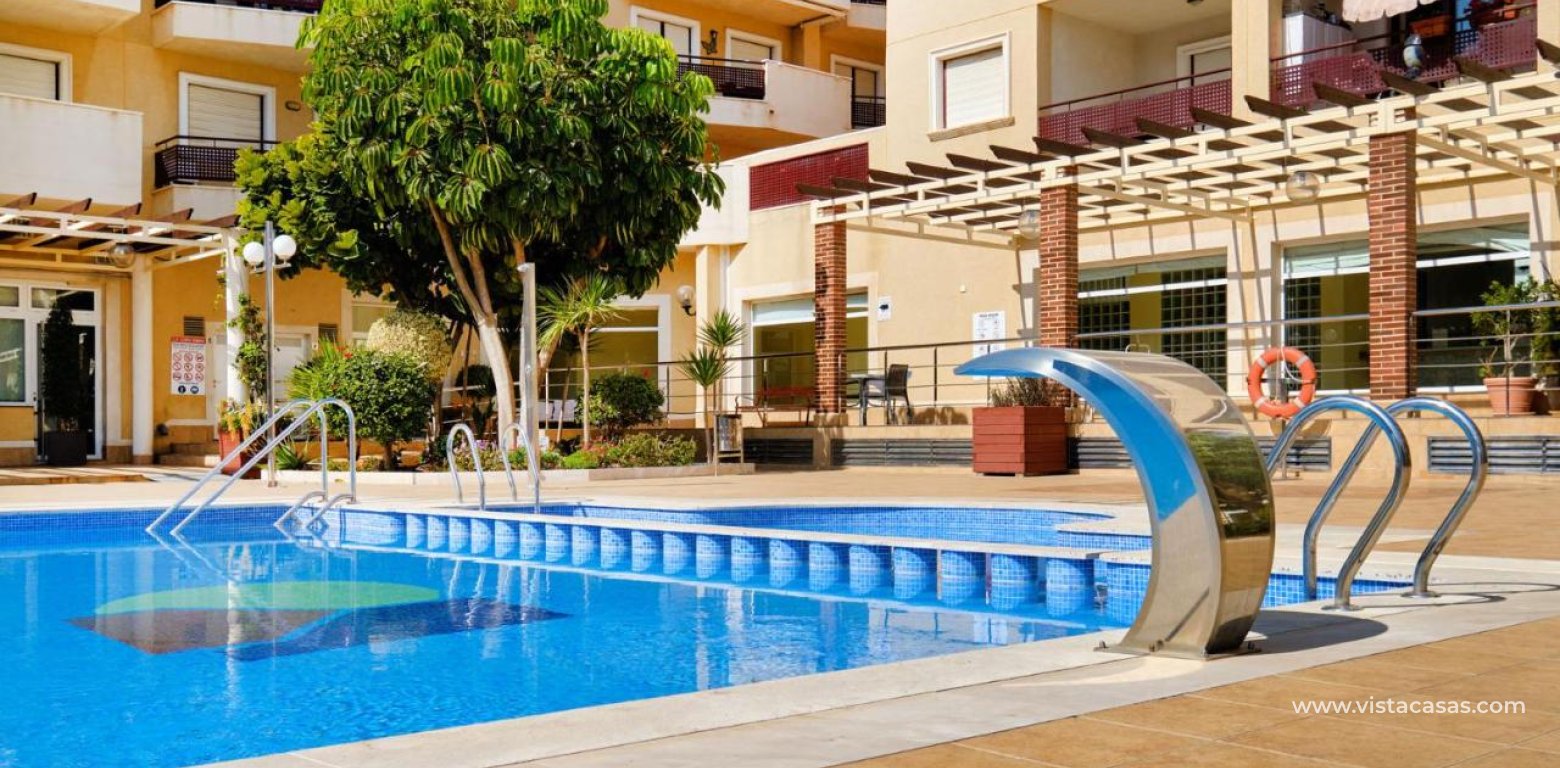 South facing apartment for sale Costa Marina Cabo Roig pool