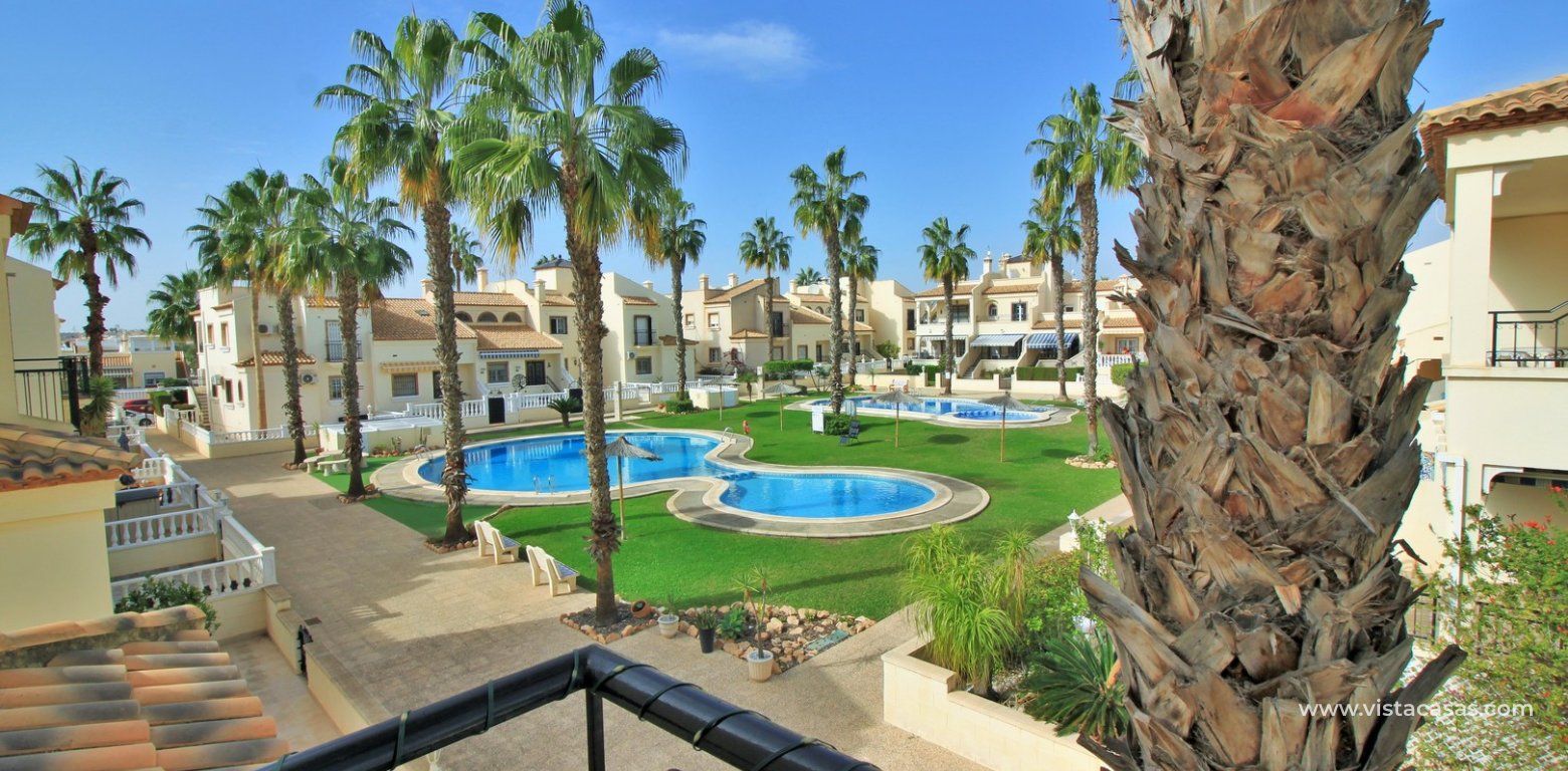 Top floor apartment for sale Montilla IV Playa Flamenca Juliet balcony pool view