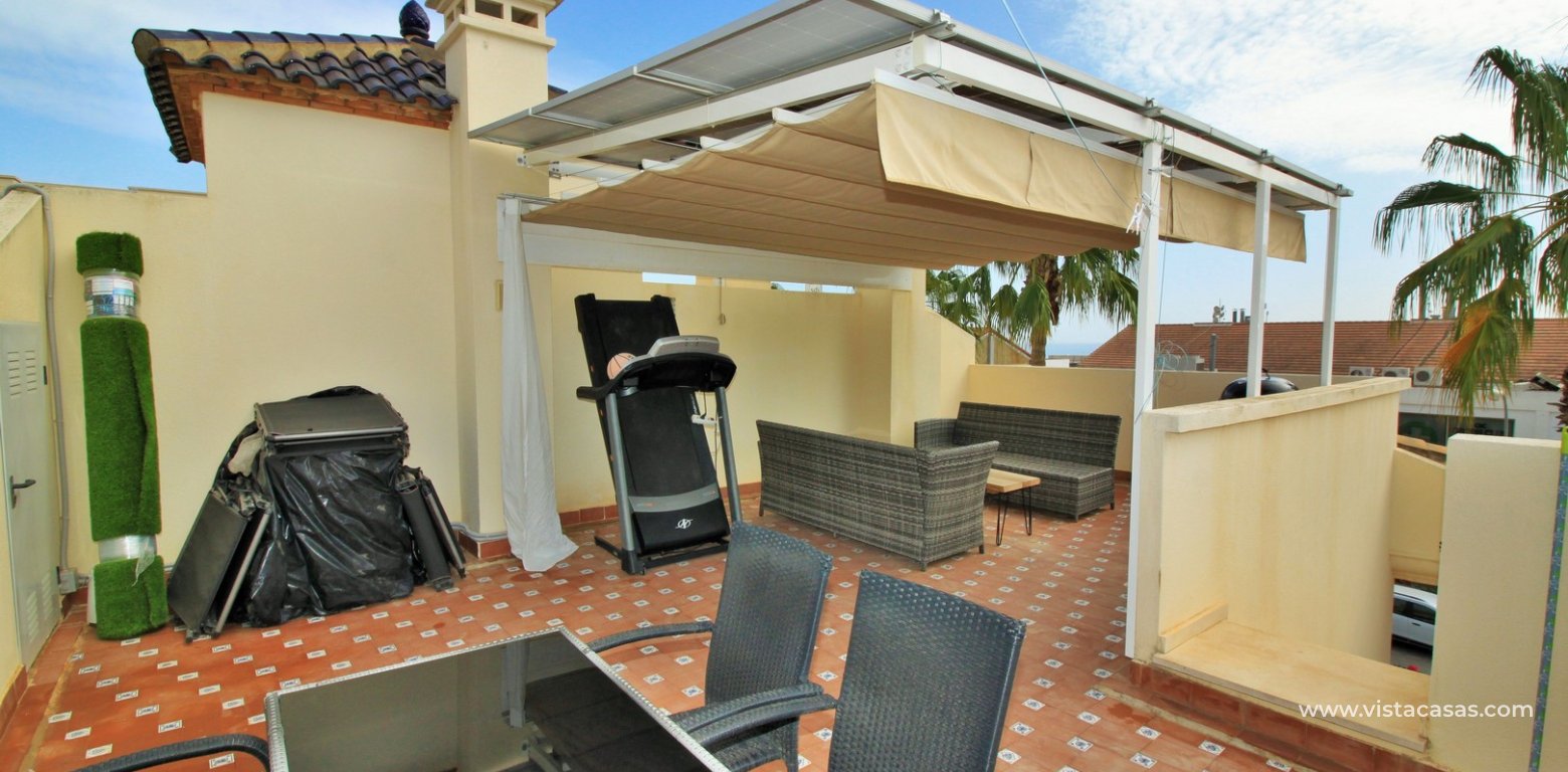 Top floor apartment for sale Montilla IV Playa Flamenca roof terrace
